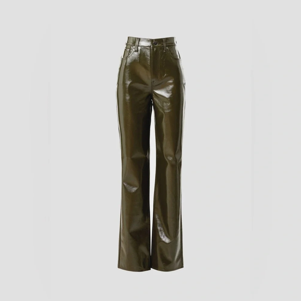 PISTOLA Cassie faux leather JEANS PANTS - Picture 9 of 9